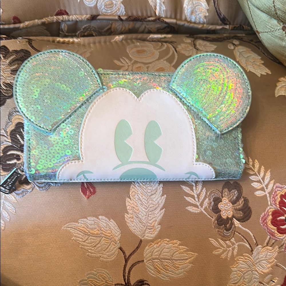 Loungefly teal Quilted Bag